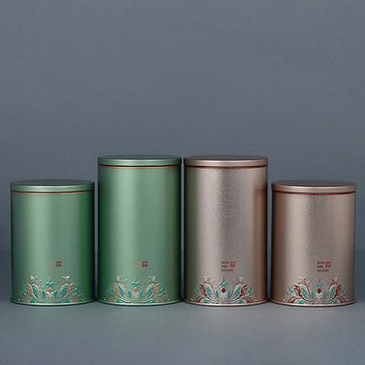 Tinplate Tea Caddy Sealed Storage Tank Portable Travel Tea Boxes Tea Tin Containers Coffee Canister Kitchen Spice Candy Jar