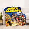 1 ks, Vánoční deka Mickey & přátelé Roztomilá filmová postavička přehozová deka, Obývací pokoj, Cestování, Kempování, Autodeky