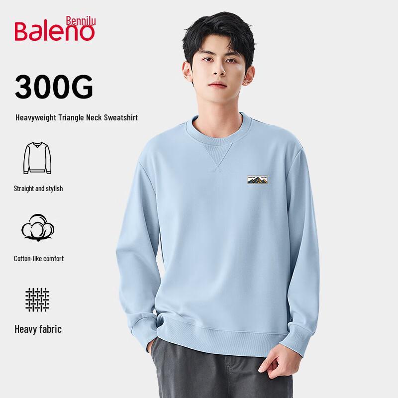 

Baleno Men s Mountain Style Loose Fit Round Neck Sweatshirt