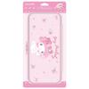 Allone EVA Color Gaming Pouch Sanrio Characters My Melody x 4 x Pink Floral Pattern with Inner Pocket Lightweight Compatible with OLED Double Zipper