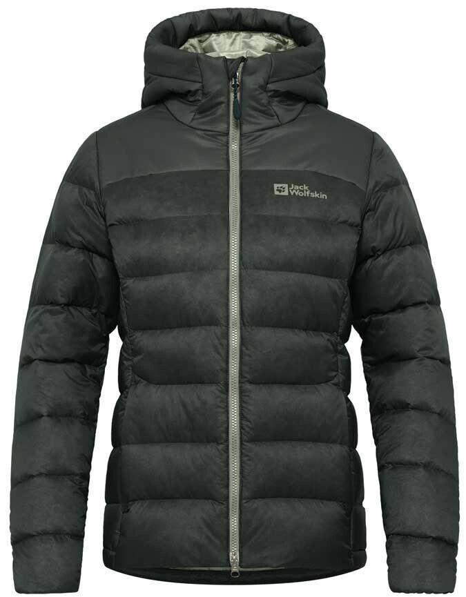 Куртка Jack Wolfskin Nebelhorn Down Hoody Women RDS Down Jacket (A61829) шиферно-зеленая