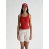 High Waist Embroidered Striped Loose Casual Shorts Women's 100% Cotton Fashion Korean Style Straight Leg Pants Single Wear Summer Shorts