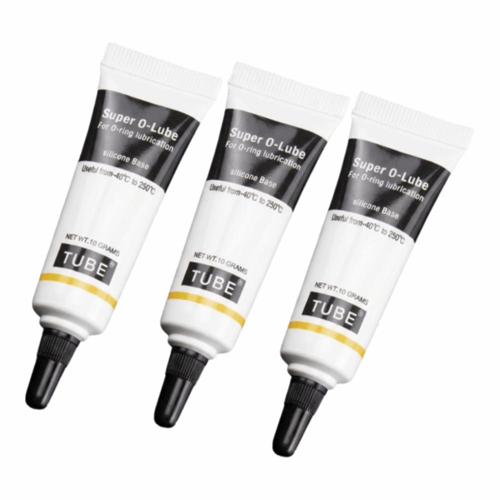 

3pcs Food Grade O Ring Lubricant Seal Lubrication Grease Bathroom Equipment білий