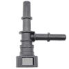 9.49 Car Fuel Line Bundy Tee Hose Coupler Quick Plug Connector Quick Release Tee Hose Fitting Nylon Car Accessories Fuel System Fittings7