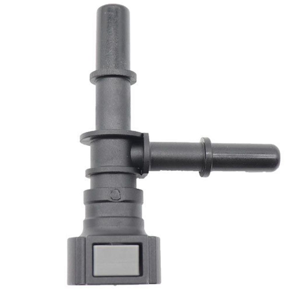 9.49 Car Fuel Line Bundy Tee Hose Coupler Quick Plug Connector Quick Release Tee Hose Fitting Nylon Car Accessories Fuel System Fittings7