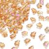 50Pcs/Lot 10×8mm Crystal Beads Transparent Colorful Butterfly Shape Hole Size 1.2mm Loose Beads Diy Jewelry Bracelet Necklace