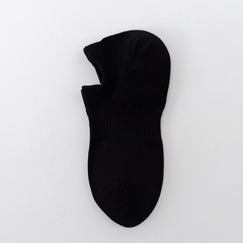 Men's Autumn and Winter Invisible Boat Socks, Simple and Breathable Cotton Socks, Casual Short Socks