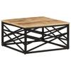 Coffee Table, 68X68X35 Cm, Solid Mango Wood