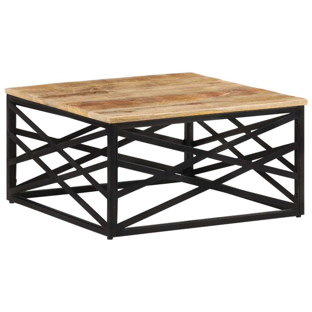Coffee Table, 68X68X35 Cm, Solid Mango Wood