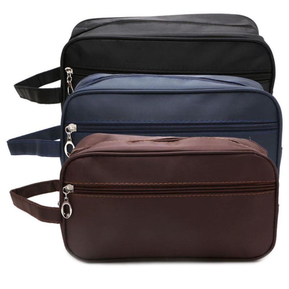 

Portable Travel Waterproof Shower Organizer Case Big Capacity Toiletry Bag Canvas Handbag