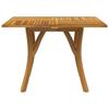 VidaXL Garden Table 110x110x75 Cm Solid Acacia Wood 363305