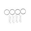 Non Rusting Keys Clip Waist Hanging Double Sided Clip Car Key Ring Holder  Creative Gifts