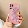 For Oppo Reno6 7 8 10 Pro Lite 6z 7z 8z Phone Cover Fashion Oil Painting Black Cat Patterns Soft Casing Screen Protector Anti Slip Shell For Oppo Case
