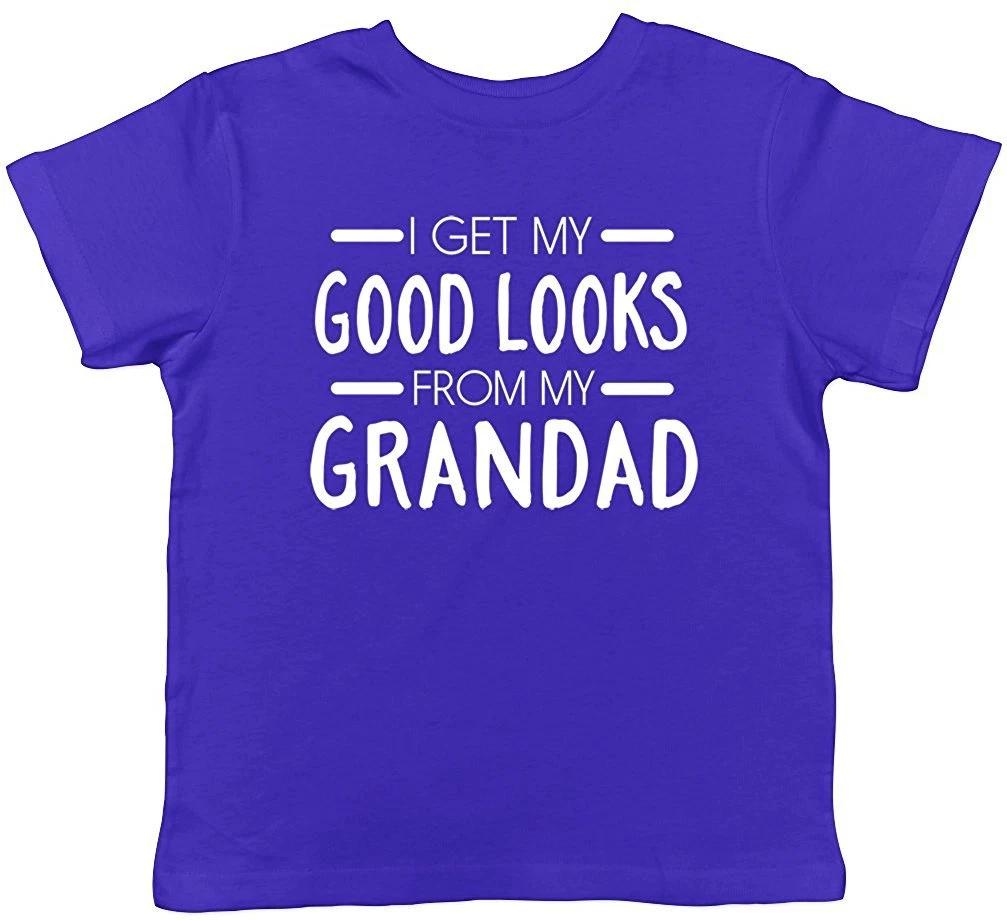 I Get My Good Looks From My Grandad Childrens Kids Boys Girls T-Shirt 160