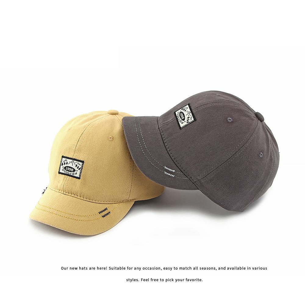 Cotton Short Brim Baseball Cap Unisex Outdoor Sunscreen Hat
