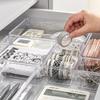 7PCS Desk Drawer Organizers Set Plastic Bathroom Storage Makeup Organizer Clear Transparent Storage Box Drawer Organizer