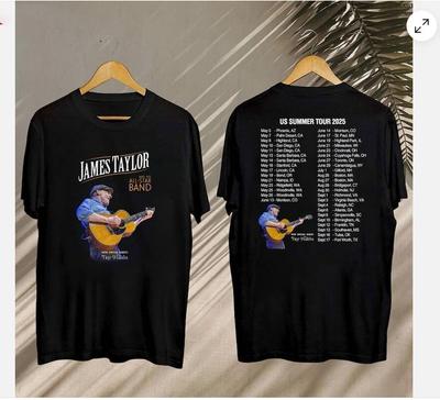 James Taylor Sommer-Tour 2025 T-Shirt, James Taylor 2025 Konzert, James Taylor Fan