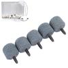 30PCS Black Sandstone Aquarium Oxygen Pump Aeration Air Stone Fish Tank Bubble Stones Accessory