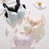 No Steel Ring Adjustment Bra Cover, Sexy Lace, Small Breasts Show Large Gathering, Medium Thickness and Comfort