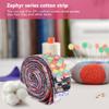 Paski Materiału Jelly Roll Do Pikowania, 40 SZT. Rolka Bawełnianego Materiału Do Szycia Z Różnymi Wzorami Rękodzieło DIY Patchwork