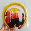 2026 3 Stück Fahnen Länder Set Stirnband Haarspange für Frauen Fußballfans Mode USA Mexiko Kanada Deutschland Fahne Haaraccessoire