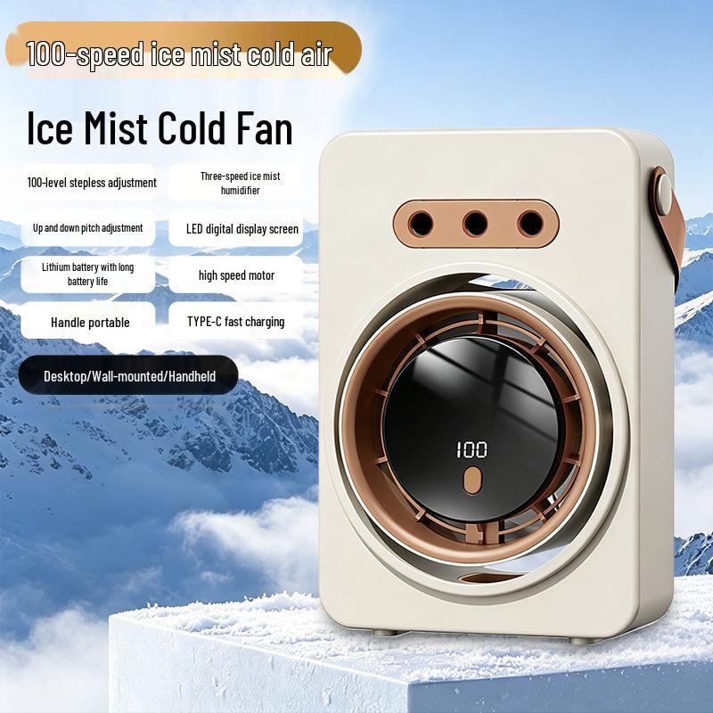 Ventilateur de bureau et à pince USB rechargeable pour la maison, le bureau, le dortoir – Circulateur d'air compact