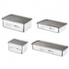 Stainless Steel Storage Box Refrigerator Food Container Large Capacity With Lid Stainless Steel Food Storage Containers Refriger