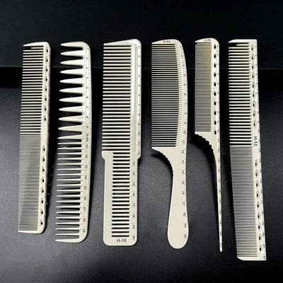 Professioneller Haarschwanzkamm, Salon-Schnittkamm, Styling-Werkzeug aus rostfreiem Stahl mit Spikes, für den Salon, Haarpflege und Styling