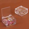 With Cover Plastic Box Multi Size Jewelry Cosmetics Storage New Dust Cover  Home
