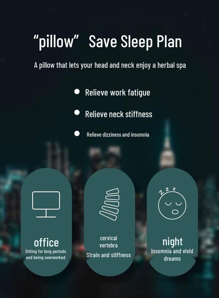 Men's Cervical Support Buckwheat Pillow - Dormitory and Home Use