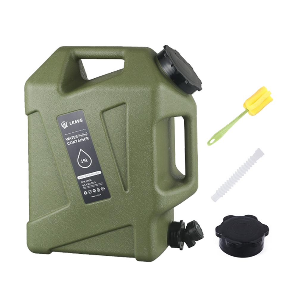 5 Gallon Water Jug with Spigot Camping Water Container Leak-Proof Water Bucket  Portable Water Tank for Outdoor Camping