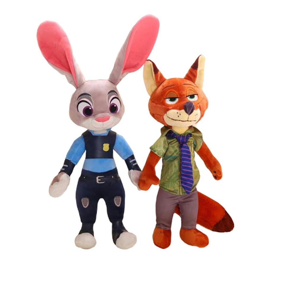 40-50Cm Zootopia Character Nick Wilde Judy Hopps Cartoon Cute Toy Doll Model Birthday Christmas Gift Children Friends for Kid Friendly Entertaining 2