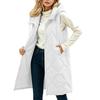 Women's Casual Hooded Padded Vest Coat Sleeveless Outerwear for Fall and Winter Wear
