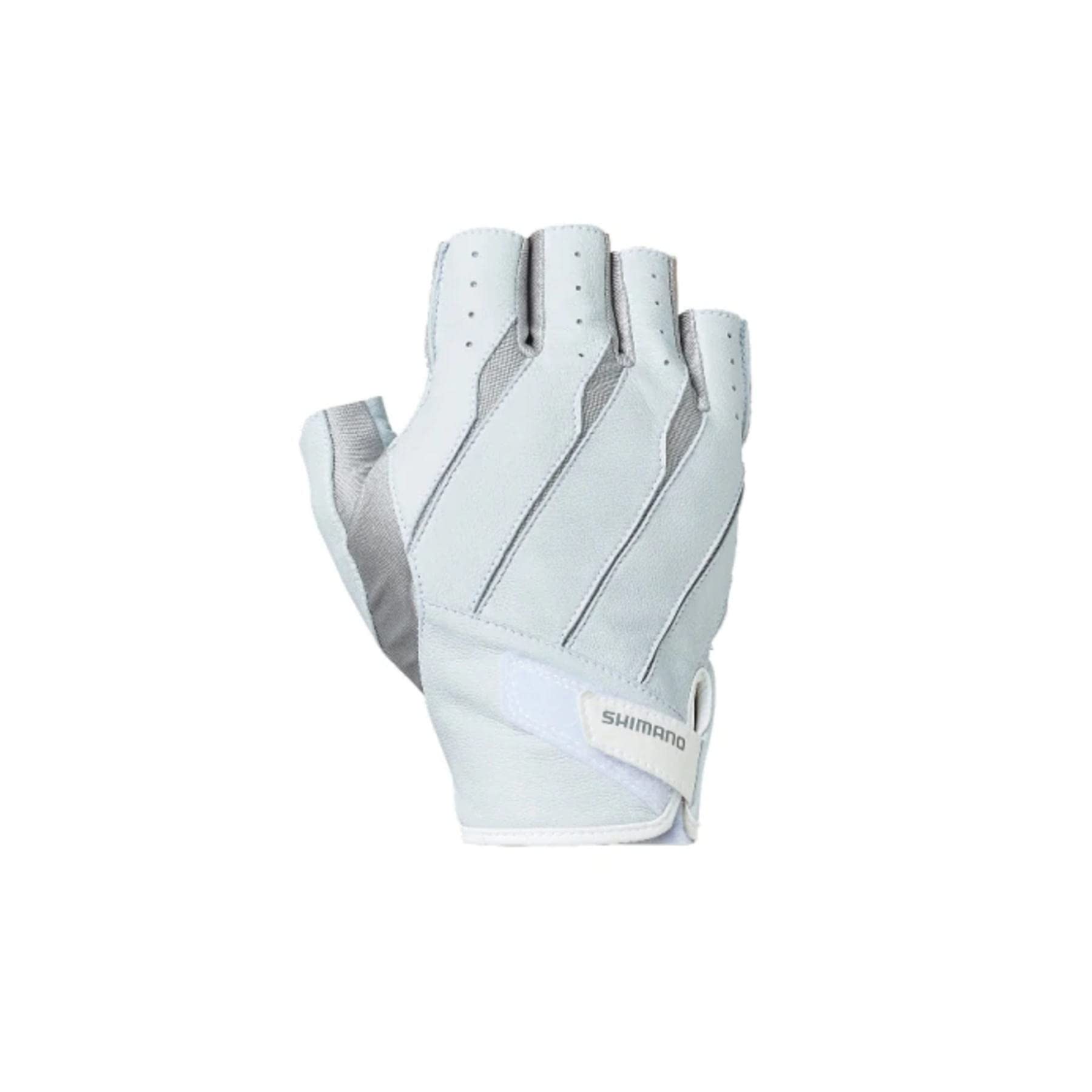 

Shimano Genuine Leather Gloves Size S GL-016V Gray, серый