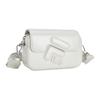 New FILA PU Shoulder Bag Mini Women's Moonlight Gray F13W539164F-GY