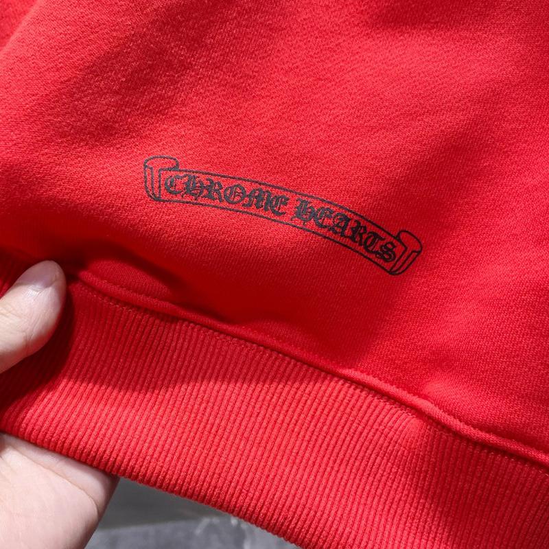 8399 CHROME HEARTS 2025 New Spring and Autumn Plus-size Thin Style Classic Style Logo Hooded Sweatshirt for Couples