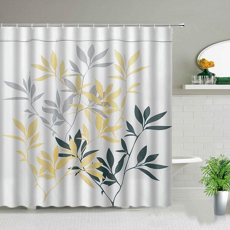 Flower Butterfly Pattern Shower Curtain Waterproof Bathroom Shower Curtains Elephant Bathroom Decor 3d Print Bath Curtain