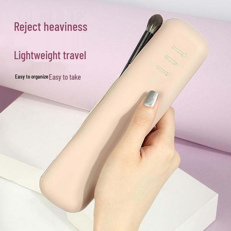 High-Value Waterproof Silicone Makeup Brush Travel Bag