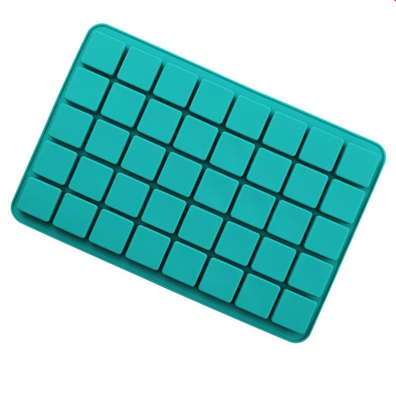 

Квадратная форма для шоколада 40, торт, выпечка тортов, сделай сам, пищевой силикон высокого качества темно-зеленого