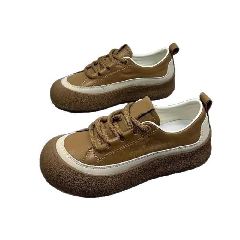 New Women's Thick-soled Shoes, Versatile Retro Height-increasing Casual Shoes, Sports Board Shoes