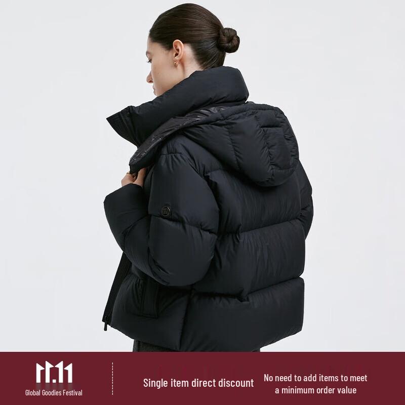 GIOVANNI VALENTINO Women's Hooded Winter Down Jacket