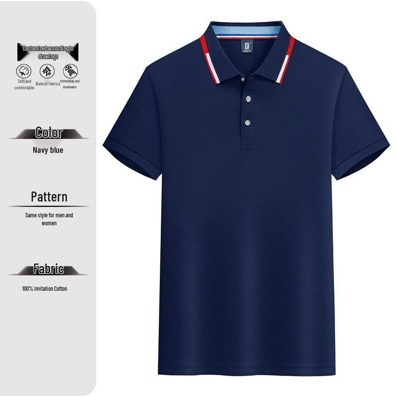 Custom Embroidered Polo Shirt - Men's Quick-Dry Short Sleeve Workwear