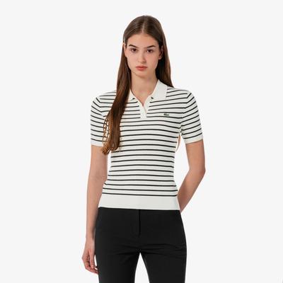 Women's Ribbed Sweater Polo Shirt PF530E-56G70V