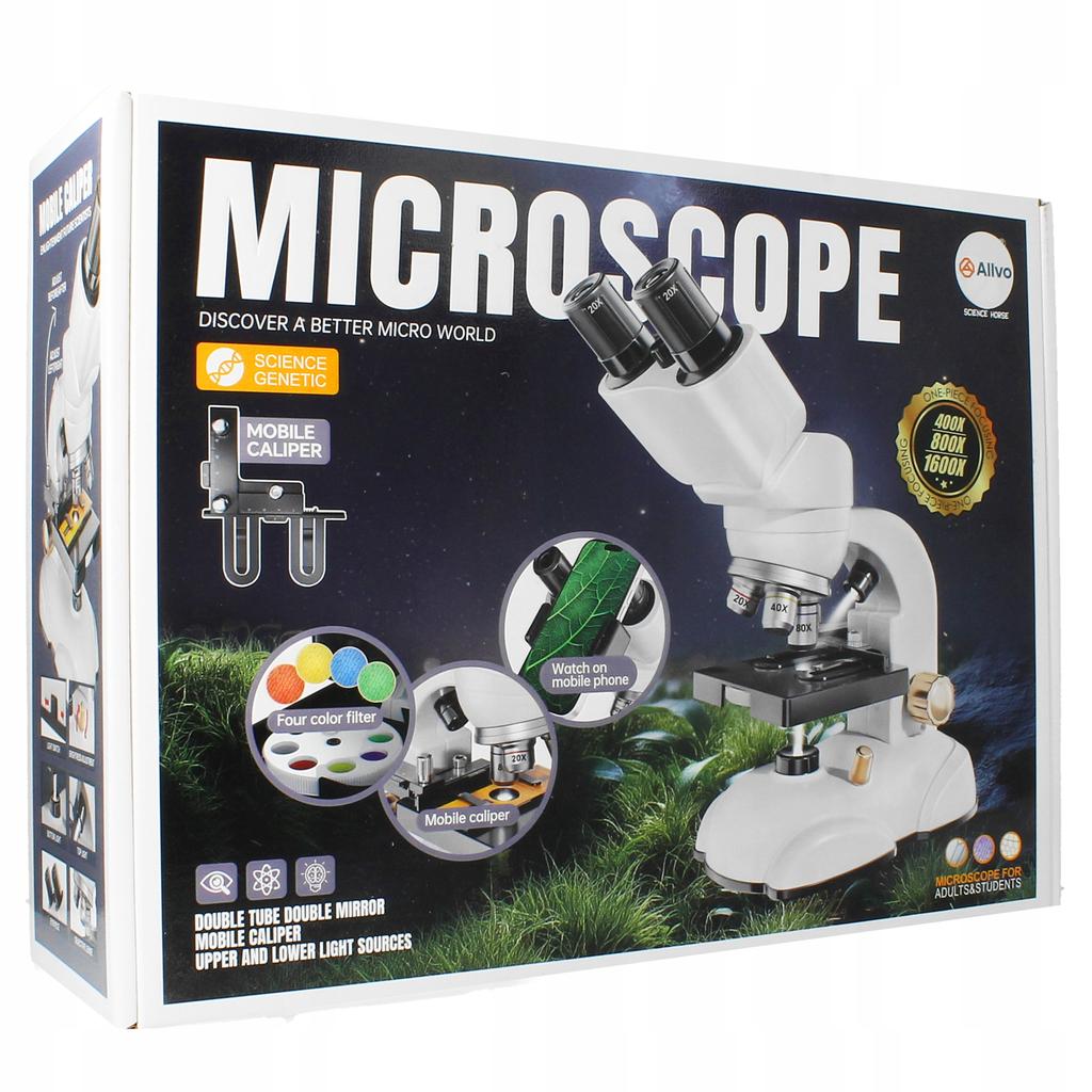 [PACZB] Scientific Optical Microscope Magnification 400-1600X Z3246