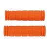 1Pair Rubber Bicycle Handle Grips Anti Slip Handlebar Grips for Mountain Road Urban BikeOrange