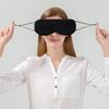 Blackout Sleep Mask with Adjustable Strap Dual-Sided Cooling Warming Fabric Eye Mask for Fatigue Relief Comfortable Eye Cover for Travel Home Office