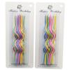 Macaron Color Birthday Candle Color Spiral Birthday Cake Twist Creative Expression Curved Shape Thread Rotation