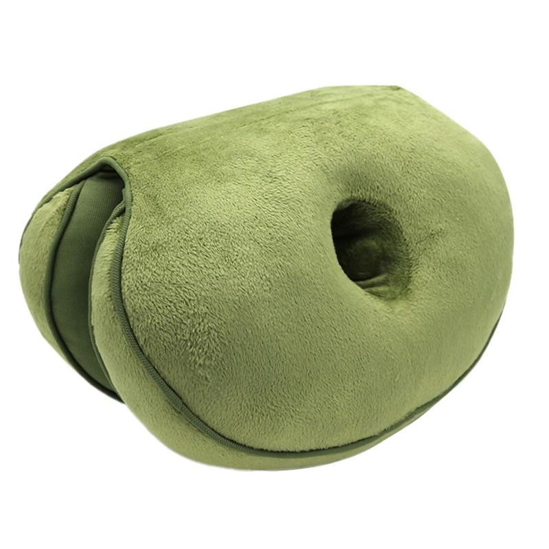 Home Office Dual Comfort Cushion Lift Hips Up Seat Cushion Multifunction For Pressure Relief Fits In Car Seat