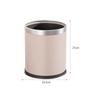 Open Top Trash Can Kitchen Trash Bin Simple Waste Container Waste Basket Waste Can Garbage Can for Apartment Living Room Home