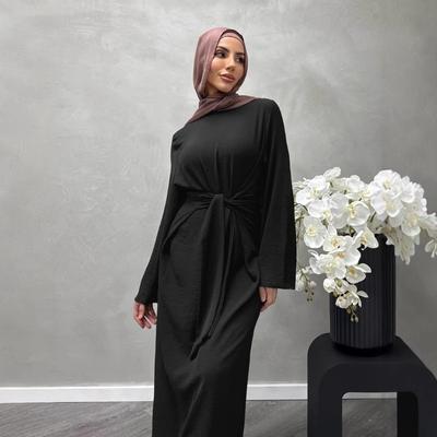 Dámské muslimské šaty Šněrovací elegantní šaty